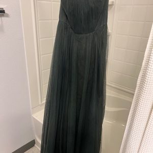 Rosalie tulle Greenery bridesmaid dress